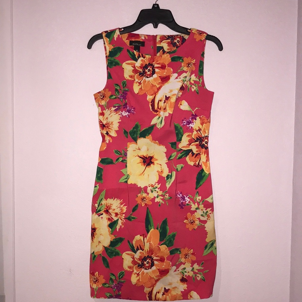 Knee length floral dress!